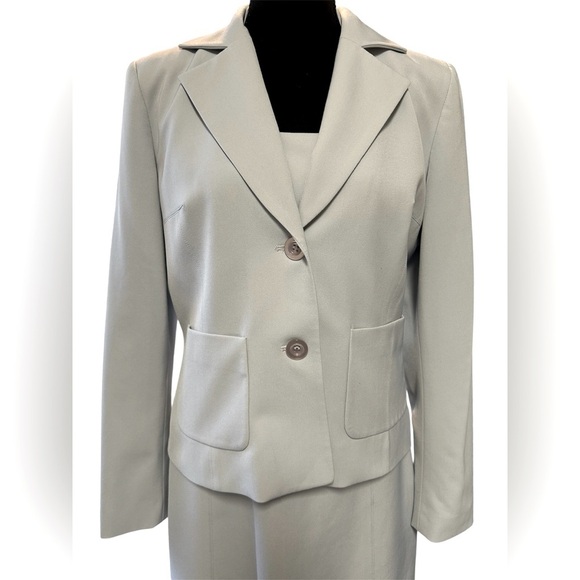 BEBE Light Gray Blazer and Dress Set - Picture 11 of 11